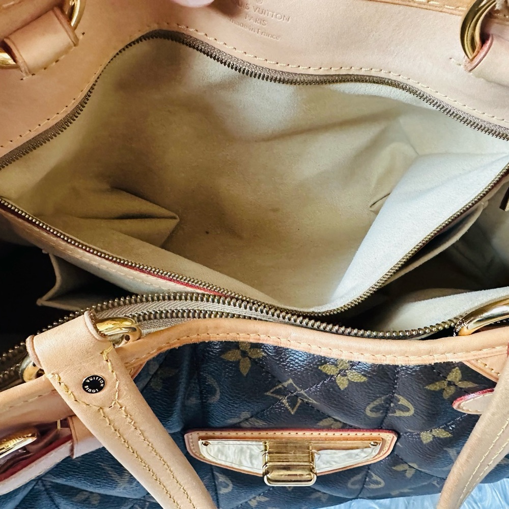 Louis Vuitton Brown and Tan Quilted Shoulder Bag - Picture 14 of 15